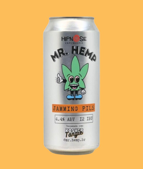 CERVEJA TERPENADA - HIPNOSE - MR HEMP JAMMING PILS - 473ml