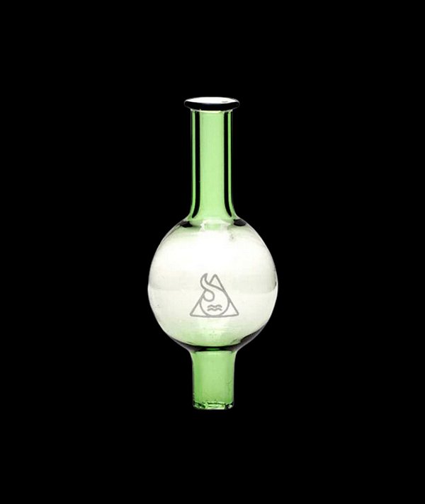 GLASS CARB CAP - SQUADAFUM COLORS - VERDE CLARO