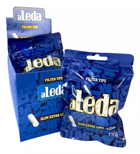 DISPLAY FILTRO ALEDA - SLIM EXTRA LONG (DISPLAY C/ 10 UN) - ATACADO