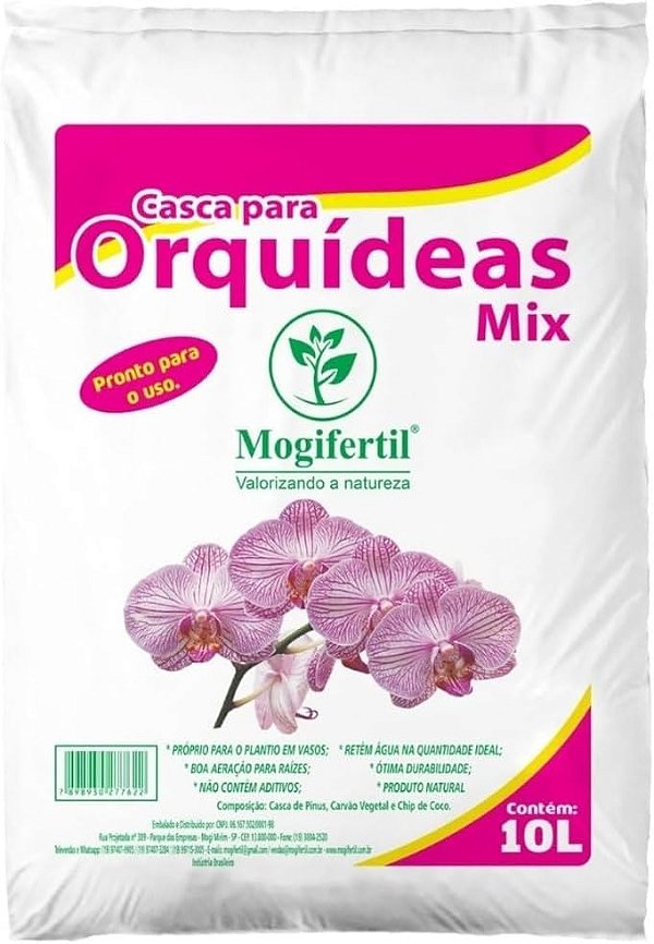SUBSTRATO PARA ORQUIDEA MIX -  MOGIFERTIL - 10 LTS (3KG)
