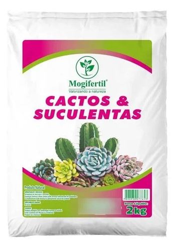 SUBSTRATO PARA CACTOS E SUCULENTAS - MOGIFERTIL - 2 KG