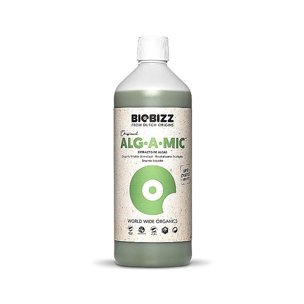 FERTILIZANTE ORGÂNICO BIOBIZZ - ALG A MIC - 1 LITRO