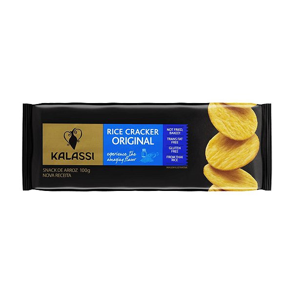Snack de Arroz Original Kalassi Pacote 100g