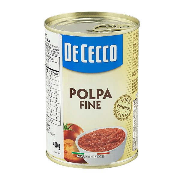 Polpa de Tomate De Cecco Lata 400g