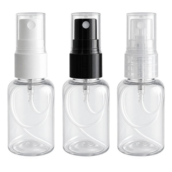 Frascos 30ml Pet Borrifador Válvula Spray Para Perfumes 50un