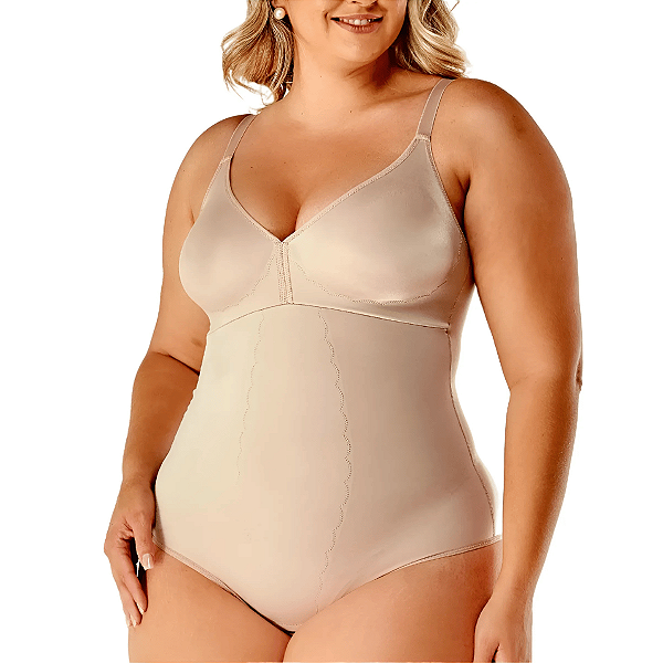 Cinta Body Modelador Plus Size Sem Bojo 351613