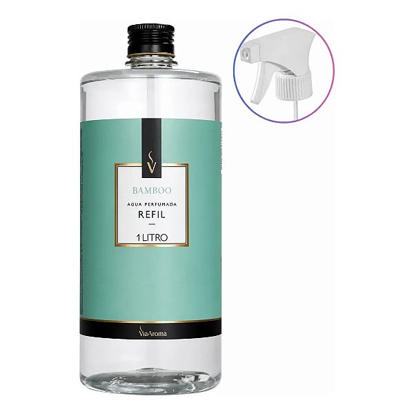 Agua Perfumada Roupas Tecidos E Lençol Via Aroma 1l + Brinde