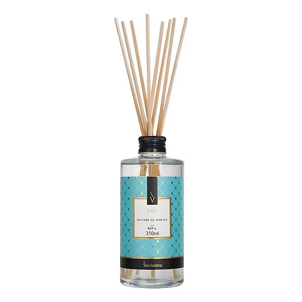 Difusor De Varetas Premium Aromatizador Via Aroma 250ml