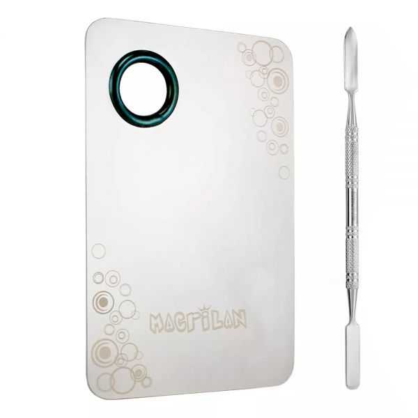 Placa de inox para maquiagem G Macrilan