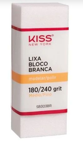 Lixa Bloco Branca Kiss New York