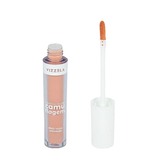 Corretivo Liquido Camuflagem Salmão - Vizzela