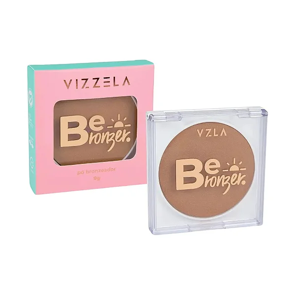 pó bronzeador be bronzer  cor 04 sunset  vizzela