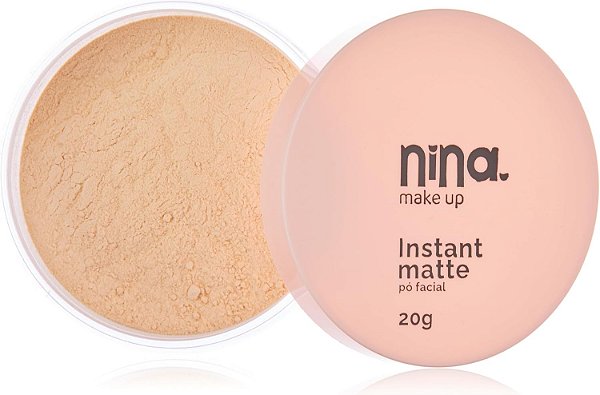 Pó Facial Instant Matte 01 - Nina Makeup