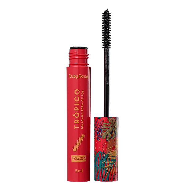 Máscara para cílios Trópico Volume e Alongamento - Ruby Rose