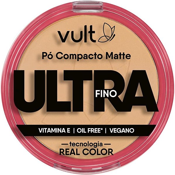 Pó Compacto Matte - Ultra Fino - Vult - Cor V430