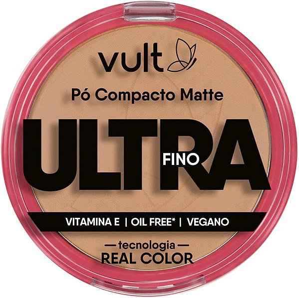 Pó Compacto Matte - Ultra Fino - Vult - Cor V450