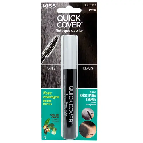 Maquiagem Capilar - Máscara - Preto