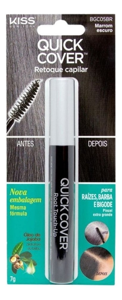 Maquiagem Capilar - Máscara - Marrom Escuro