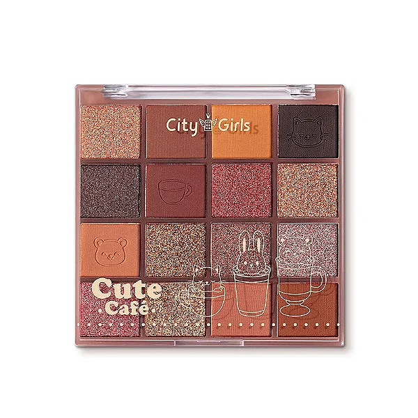 Paleta de Sombras - Cute Café - City Girls