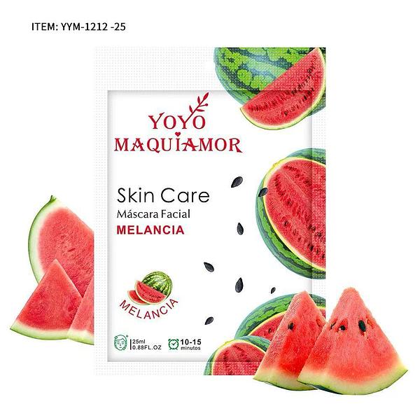 Máscara Facial - Skin care - Yoyo Maquiamor - Melancia