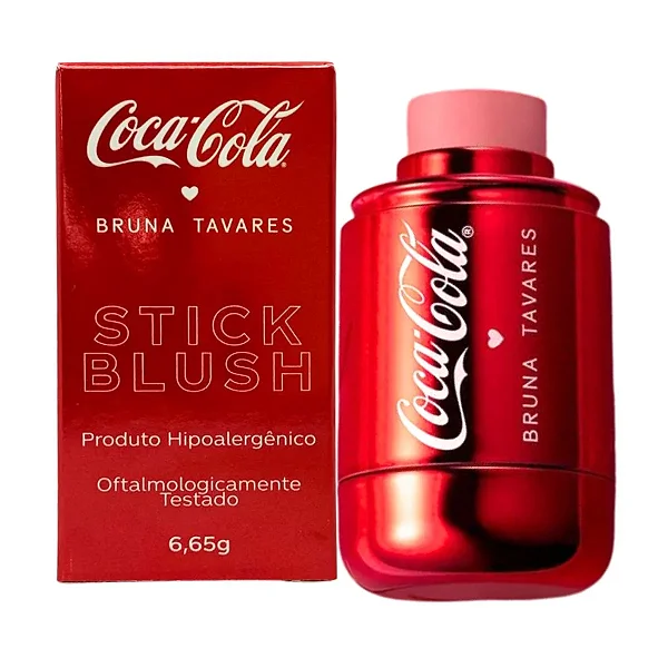 Stick Blush BT Coca Cola - Bruna Tavares - cor Flush Vibes