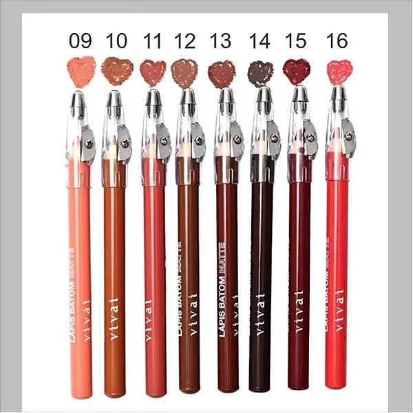 Lápis Batom Matte - Vivai - Cor 12
