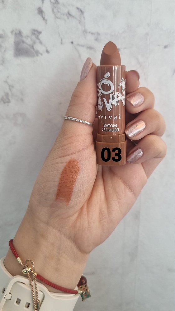 Batom Cremoso - So Vai - Vivai - Cor 3