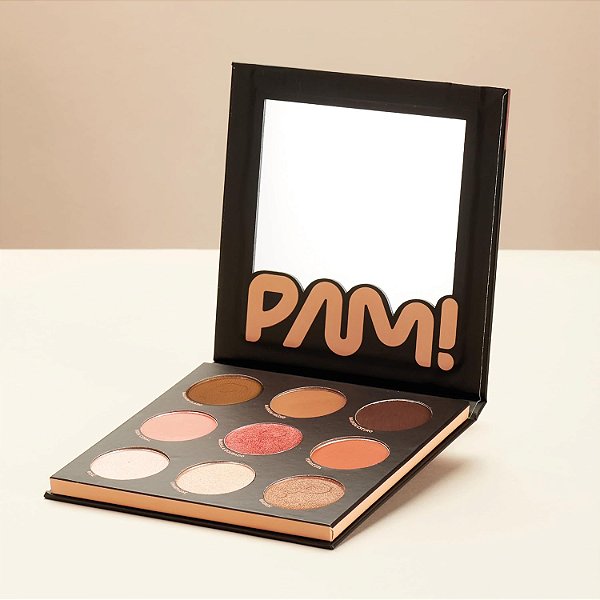 Paleta de sombras 9 cores - Pam By Pamela