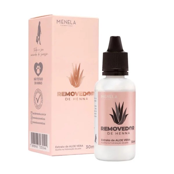 Removedor de Henna 30ml - Menela