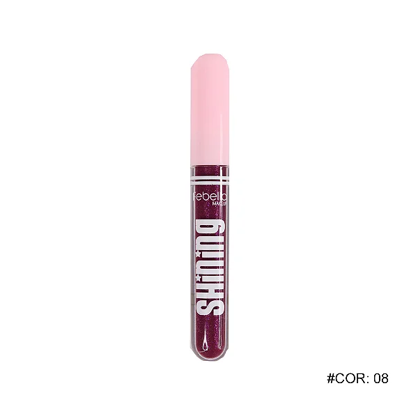 LIP GLOSS SHINING - Cor número:Cor 08 - FEBELLA