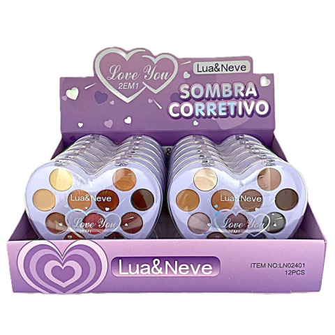 Lua e Neve Love You 2 em 1 sombra e corretivo