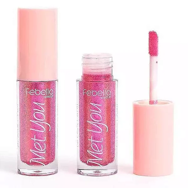 Lip Gloss Met You Efeito 3D - Febella Cor número:Cor 06