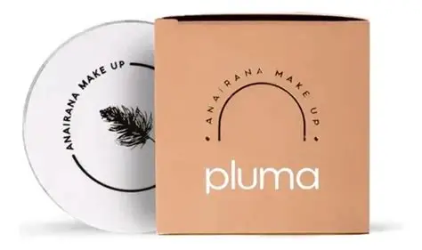 Pó Fixador Facial Pluma - Cor Capuccino - Anairana Make Up