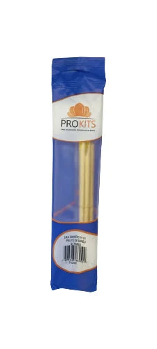 Pacote 3 Pares Lixa Canário + Palito Bambu 16cm - Prokits