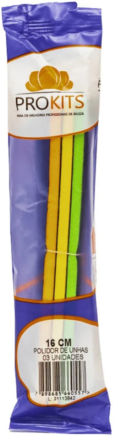 Lixas Polidoras 16cm Pacote Com 03 Unidades - Prokits