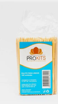 Palito de Bambu Pacote com 100un - Prokits