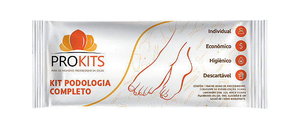 Kit de Podologia Completo Tam P - Prokits