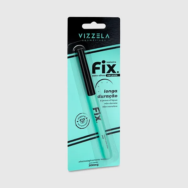 Lapiseira Para Olhos Fix Preta - Vizzela