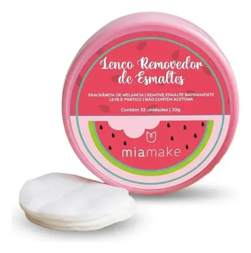 Lenço Removedor de Esmalte - Mia Make