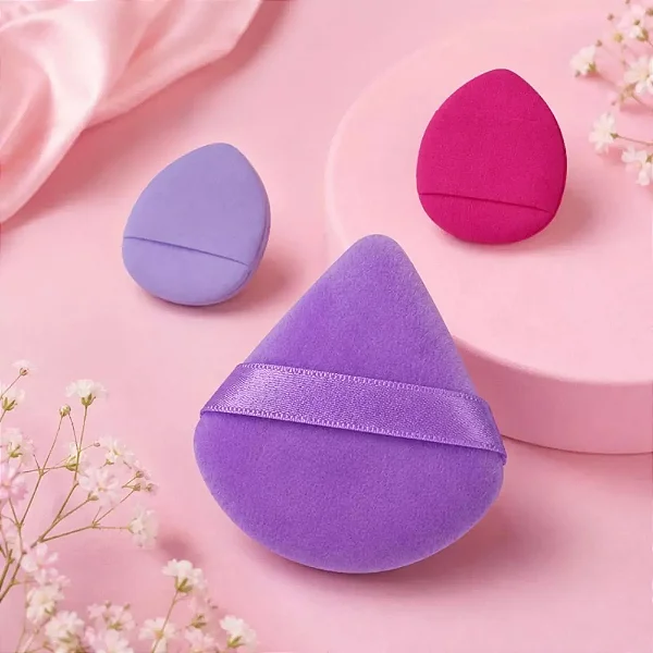 Kit 3 esponjas para olhos