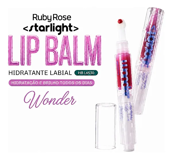 Hidratante Labial Starlight Wonder - Ruby Rose