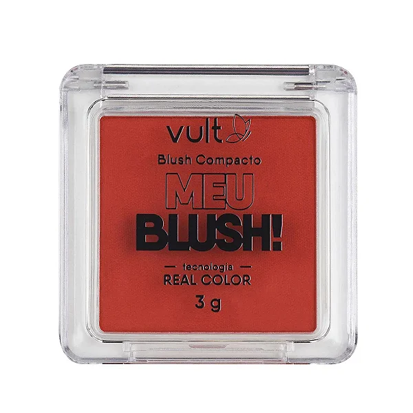 Blush Compacto Coral Matte - Meu Blush - Vult