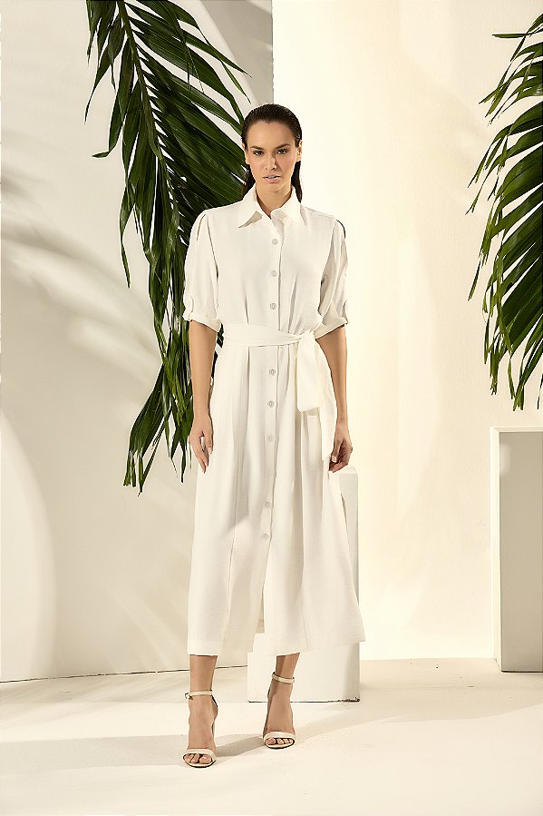 CHEMISE RECORTE COM PREGAS
