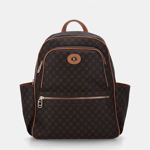 Mochila Extra Grande Monograma Ll Mocca
