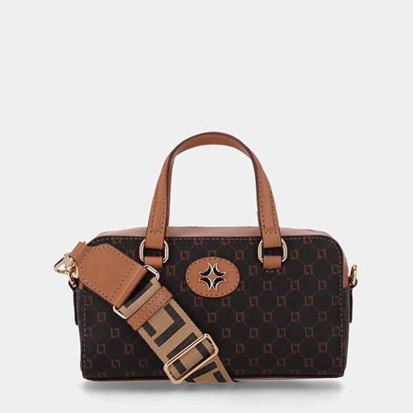 Bolsa Tote Pequena Monograma Ll Mocca