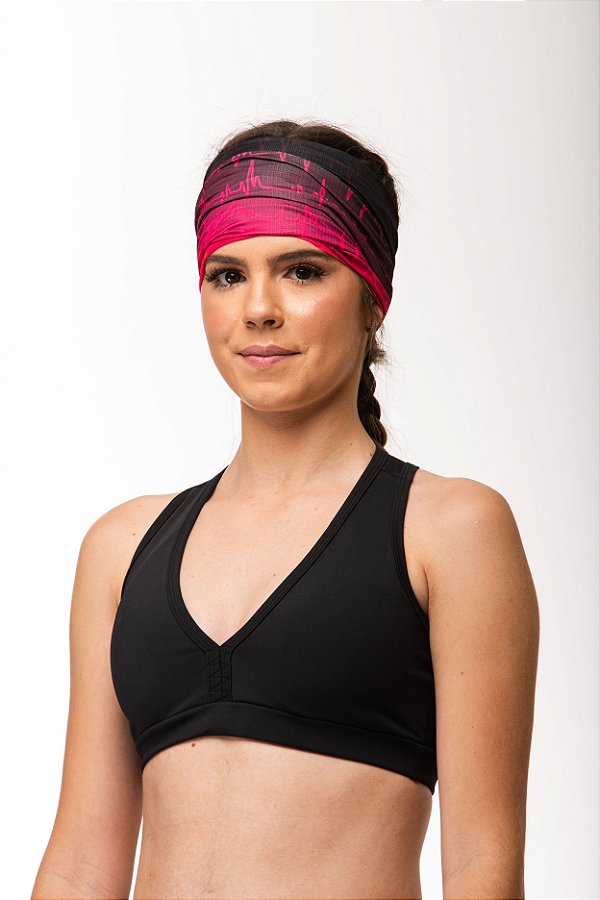 Bandana Ciclismo Z Nine Tubular Heart Rosa