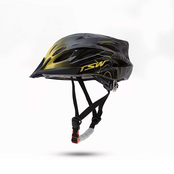 Capacete Tsw Raptor III LED Preto/Amarelo