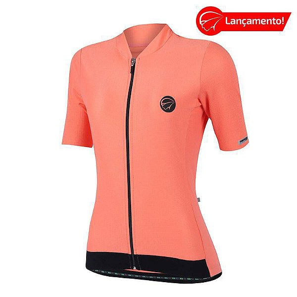 Camisa Ciclismo Mauro Ribeiro Fiber Feminina Coral