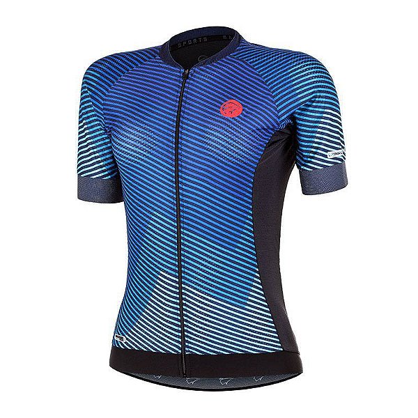 Camisa Ciclismo Mauro Ribeiro Flare Feminina Azul