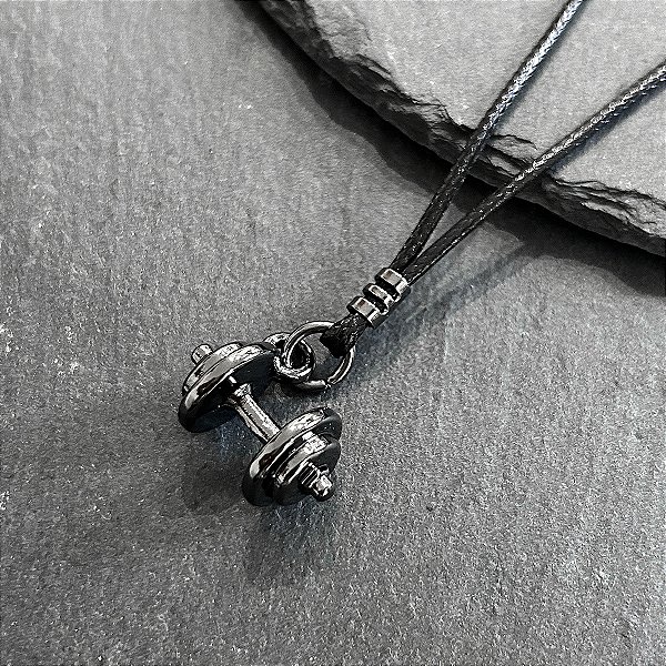 Colar Cordão Encerado Ajustável Pingente Halter